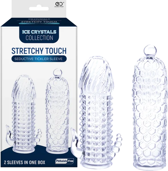 Male Sex Toys Seductive Tickler Sleeve Clear Excellent Power