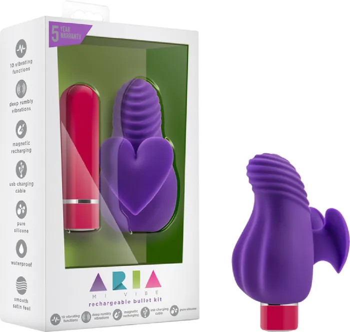 Mi Vibe Rechargeable Multi Function Vibrator Sex Toy Adult Pleasure Bullet Kit Plum Blush Novelties Vibrators