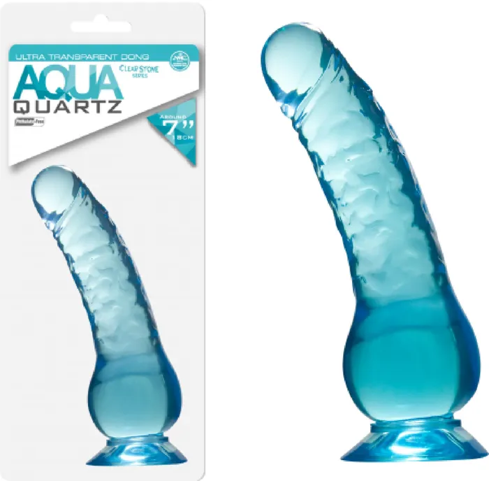 Nanma Dildos Quartz 7 Dong Aqua Blue Dildo Sex Adult Pleasure Orgasm