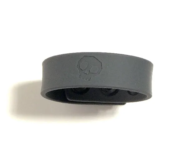 Rascal Male Sex Toys Boneyard Silicone Cock Strap 3 Snap Ring Grey