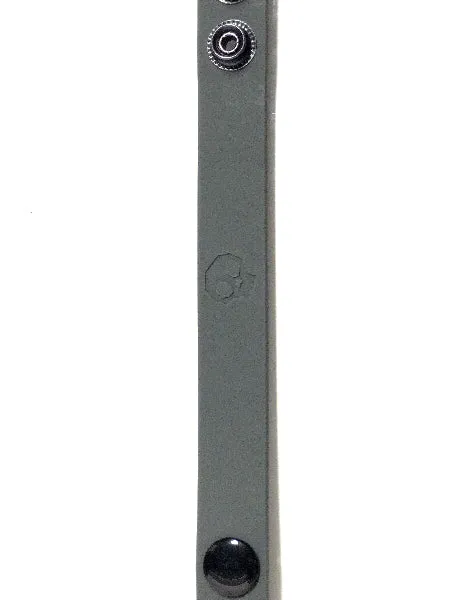 Rascal Male Sex Toys Boneyard Silicone Cock Strap 3 Snap Ring Grey