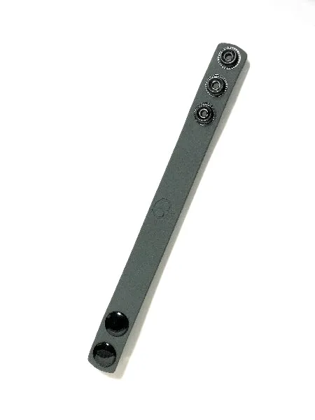 Rascal Male Sex Toys Boneyard Silicone Cock Strap 3 Snap Ring Grey