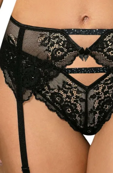 Roza Kena Black Suspender Belt Roza Anal Roza Kena Black Suspender Belt Roza Anal