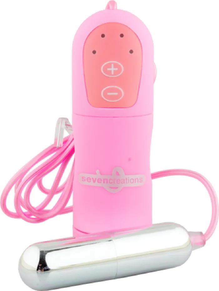Seven Creations Female Sex Toys Slim Power Bullet Silver Pink Sex Adult Pleasure Orgasm Seven Creations Female Sex Toys Slim Power Bullet Silver Pink Sex Adult Pleasure Orgasm