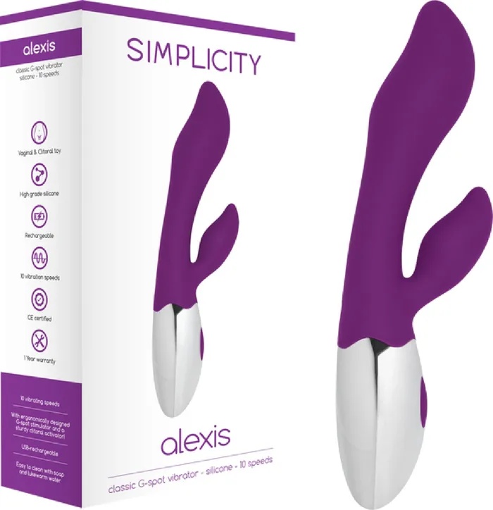 Shots Media ALEXIS Classic GSpot Vibrator Purple Sex Toy Adult Pleasure Vibrators