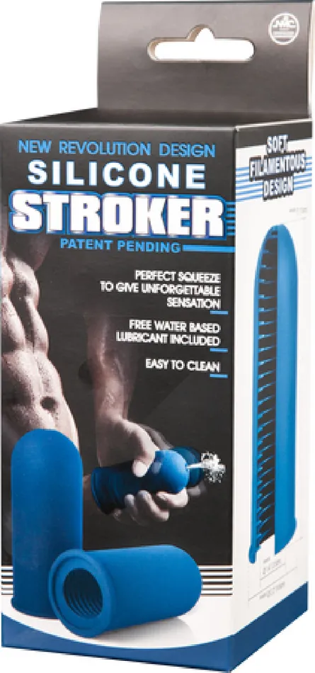 Silicone Masturbator Blue Sex Adult Pleasure Orgasm Nanma Male Sex Toys