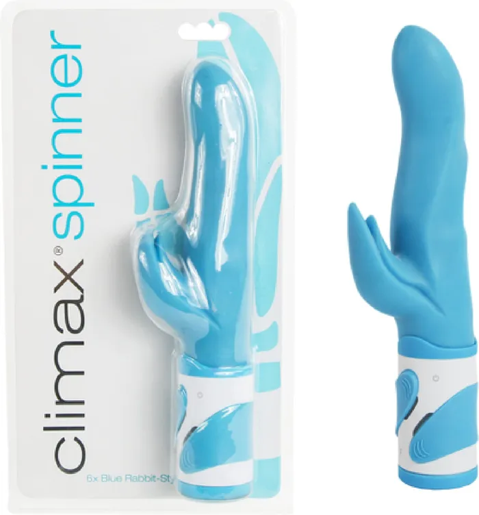 Topco Sales Vibrators Spinner 6X Rabbit Style Blue Vibrator Sex Adult Pleasure Orgasm Topco Sales Vibrators Spinner 6X Rabbit Style Blue Vibrator Sex Adult Pleasure Orgasm