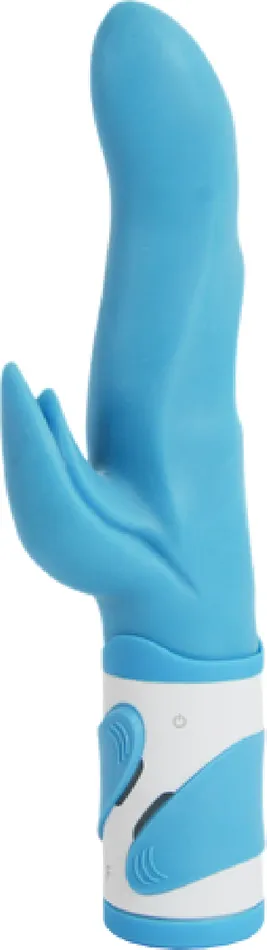Topco Sales Vibrators Spinner 6X Rabbit Style Blue Vibrator Sex Adult Pleasure Orgasm