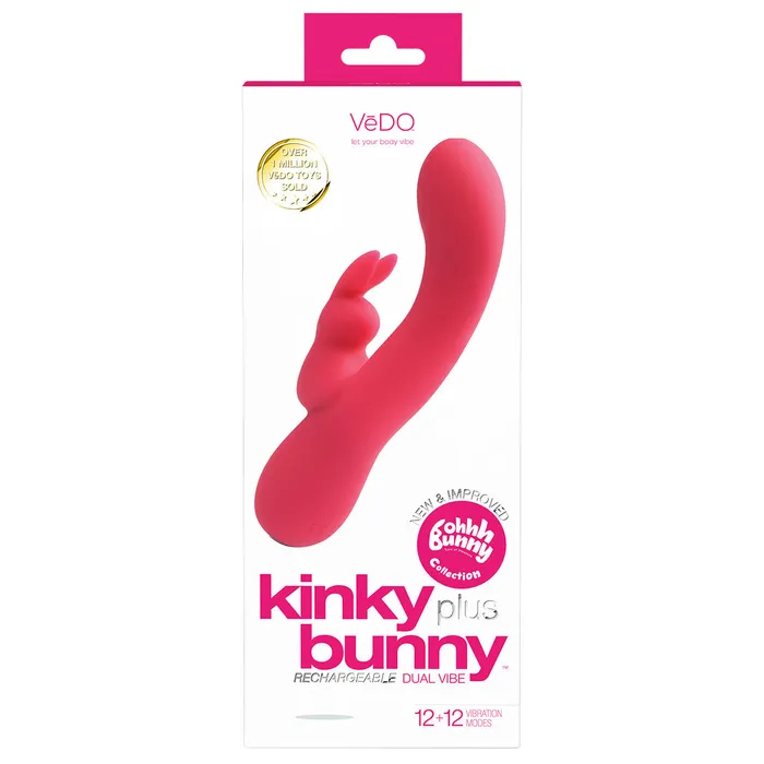 VeDO Vibrators VeDO Kinky Bunny Plus Rabbit Vibe Assorted Colors