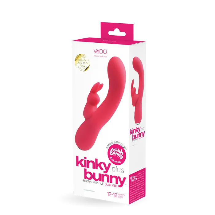 VeDO Vibrators VeDO Kinky Bunny Plus Rabbit Vibe Assorted Colors