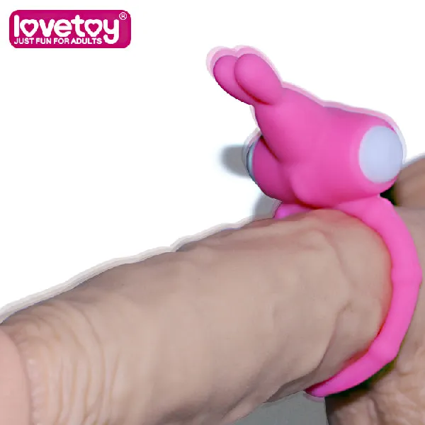 Vibrators Lovetoy Power Clit Cockring Thriller Pink Vibrators Lovetoy Power Clit Cockring Thriller Pink