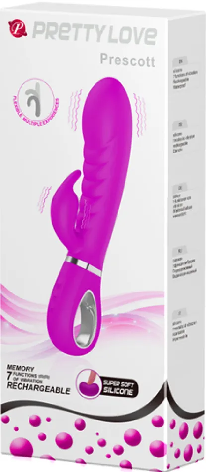 Vibrators Pretty Love Rechargeable Prescott Purple