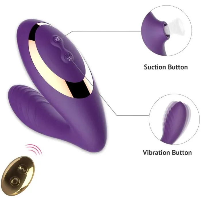 Vibrators SHande Carlota Air Wave GSpot Stimulator Purple