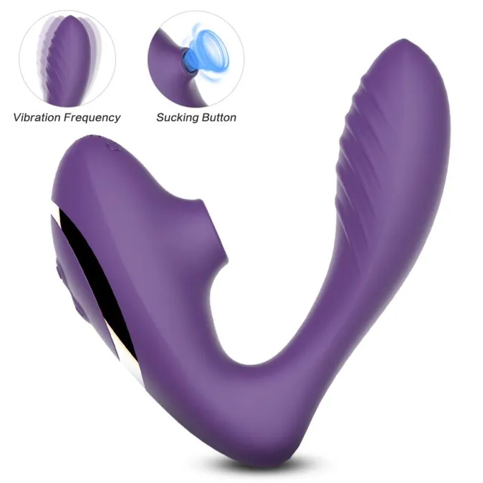 Vibrators SHande Carlota Air Wave GSpot Stimulator Purple