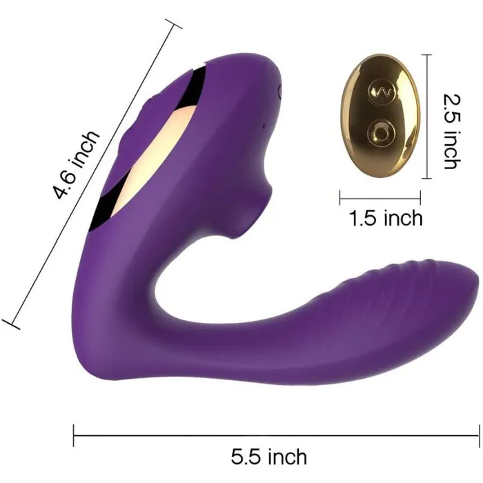 Vibrators SHande Carlota Air Wave GSpot Stimulator Purple