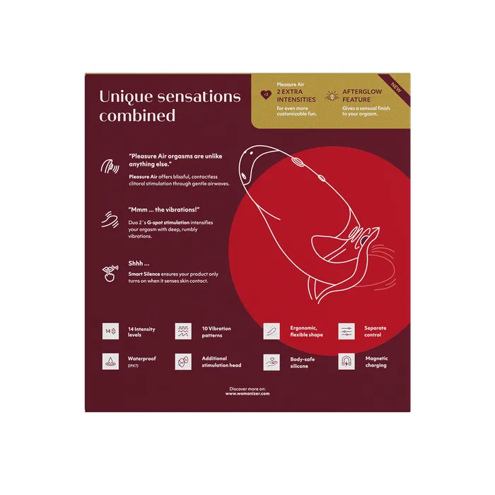 Womanizer Vibrators Womanizer Duo 2 Bordeaux