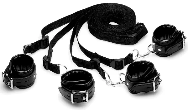 XR Brands Deluxe Bed Restraint Kit Couples