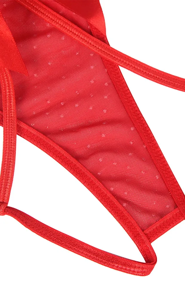 YesX Anal YesX YX841 Red Babydoll Set YesX Anal YesX YX841 Red Babydoll Set