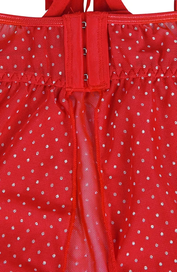 YesX Anal YesX YX841 Red Babydoll Set YesX Anal YesX YX841 Red Babydoll Set