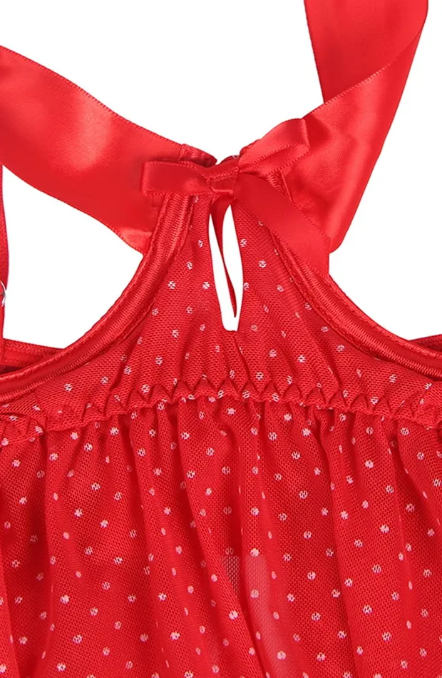 YesX Anal YesX YX841 Red Babydoll Set YesX Anal YesX YX841 Red Babydoll Set