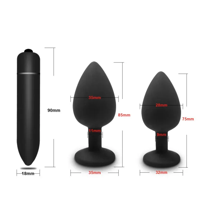 Anal soniker 10 Speeds Vibrator Sex Shop White Crystal Jewelry Butt Plug Massager Silicone Dildo Vibrator Anal Plug Women Gay Sex Toy