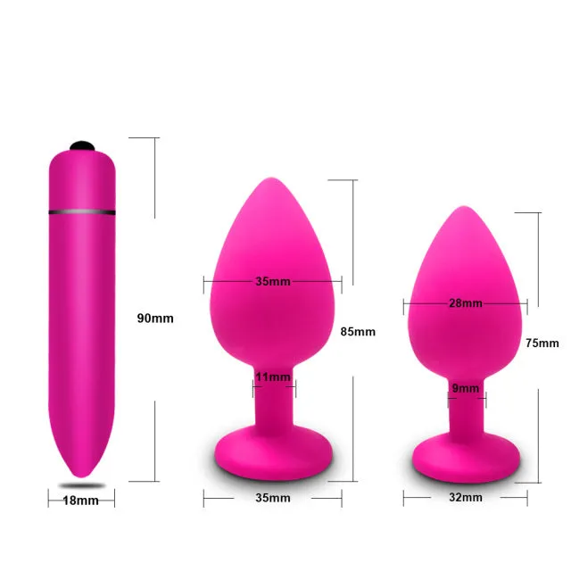 Anal soniker 10 Speeds Vibrator Sex Shop White Crystal Jewelry Butt Plug Massager Silicone Dildo Vibrator Anal Plug Women Gay Sex Toy