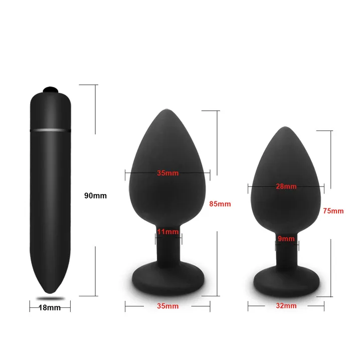 Anal soniker 10 Speeds Vibrator Sex Shop White Crystal Jewelry Butt Plug Massager Silicone Dildo Vibrator Anal Plug Women Gay Sex Toy