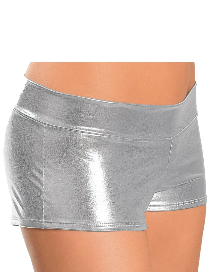 Boy Shorts Silver SUNSET STRIPPERWEAR Anal Boy Shorts Silver SUNSET STRIPPERWEAR Anal