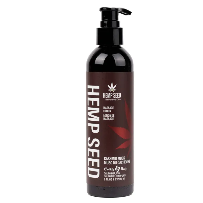 Couples Earthly Body Hemp Seed Massage Lotion Kashmir Musk Brandy Jasmine Cedarwood Musk Scented 237 ml Bottle Couples Earthly Body Hemp Seed Massage Lotion Kashmir Musk Brandy Jasmine Cedarwood Musk Scented 237 ml Bottle