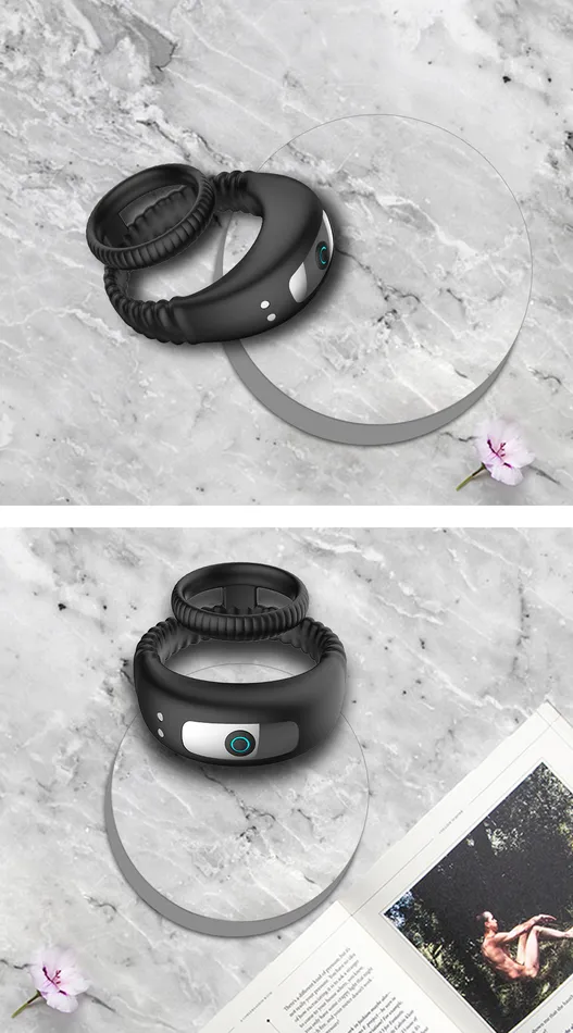 Couples soniker Cock Vibrator Ring Penis Delay Ejaculation Cockring on For Man Sex Toys Couples soniker Cock Vibrator Ring Penis Delay Ejaculation Cockring on For Man Sex Toys