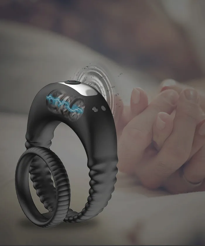 Couples soniker Cock Vibrator Ring Penis Delay Ejaculation Cockring on For Man Sex Toys Couples soniker Cock Vibrator Ring Penis Delay Ejaculation Cockring on For Man Sex Toys