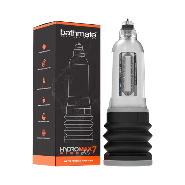 Dildos Bathmate Bathmate Hydromax7 Wide Boy Clear