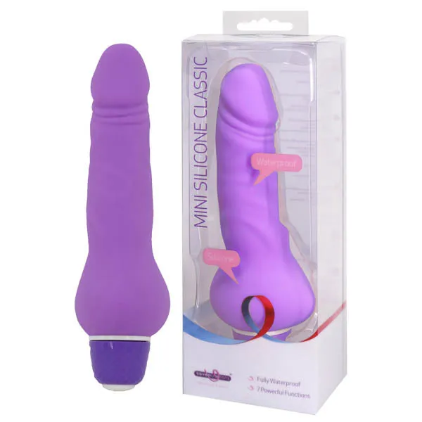 Female Sex Toys Seven Creations Mini Silicone Classic 135 cm 525 Vibrator