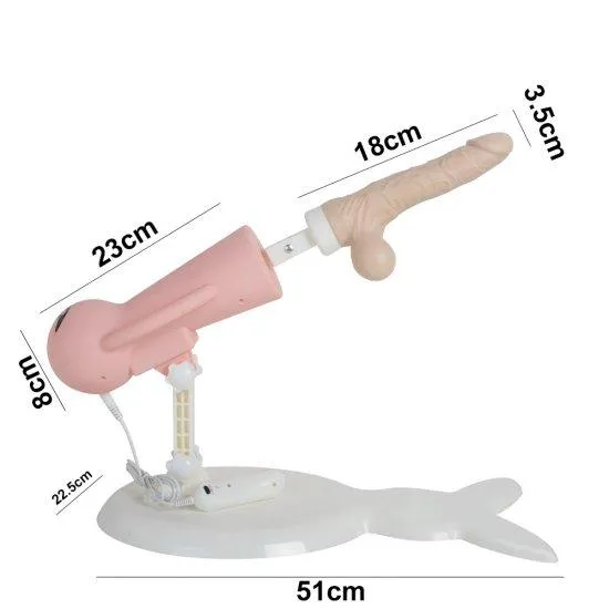 Female Sex Toys soniker Sex machine with fully automatic telescopic vibrating penis