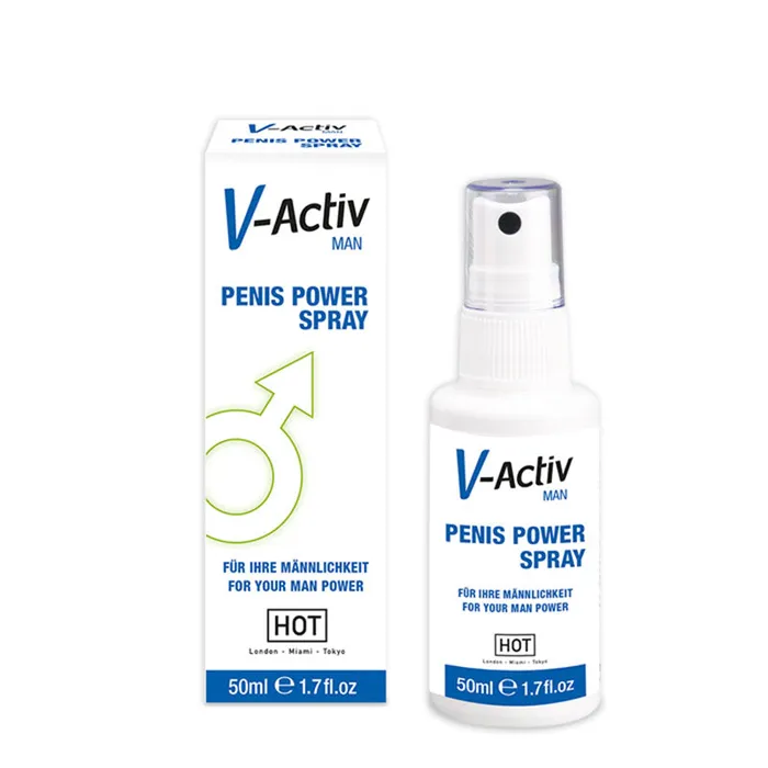 Hot Production Male Sex Toys HOT VActiv Penis Power Spray Enhancer Spray for Men 50 ml Bottle Hot Production Male Sex Toys HOT VActiv Penis Power Spray Enhancer Spray for Men 50 ml Bottle