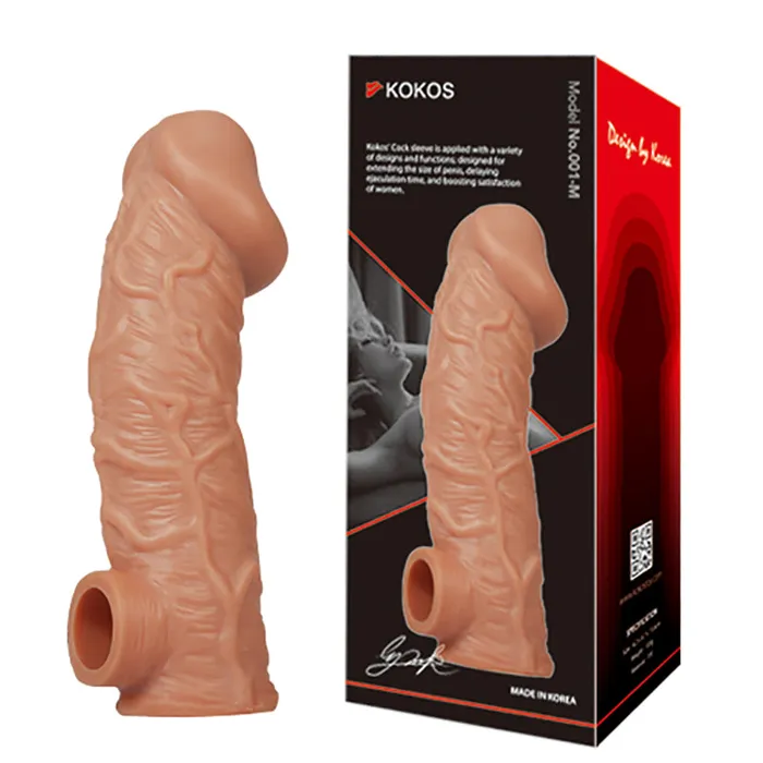 Male Sex Toys Kokos Kokos Cock Sleeve 001 Penis Extension Sleeve Large Size Male Sex Toys Kokos Kokos Cock Sleeve 001 Penis Extension Sleeve Large Size