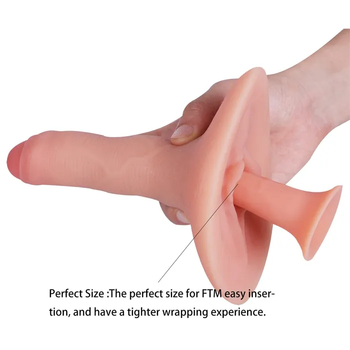 MRIMIN FTM Stroker 3 in 1 TPE Erect Prosthesis Packer N Play Flexible for G Spot Strap On Dildo MRIMIN Female Sex Toys MRIMIN FTM Stroker 3 in 1 TPE Erect Prosthesis Packer N Play Flexible for G Spot Strap On Dildo MRIMIN Female Sex Toys