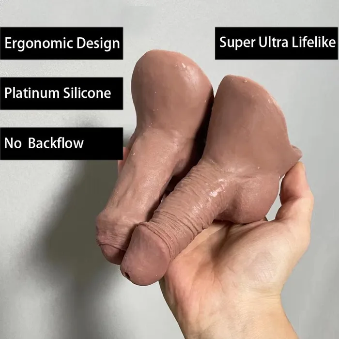 MRIMIN MRIMIN FTM Transgender Platinum Silicone Movable Testicles Packers STP UltraLifelike ProstheticSUL08 Male Sex Toys MRIMIN MRIMIN FTM Transgender Platinum Silicone Movable Testicles Packers STP UltraLifelike ProstheticSUL08 Male Sex Toys