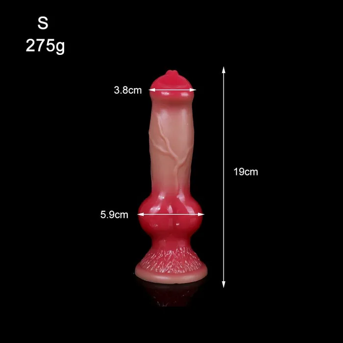 MRIMIN Realistic Gspot Dog Dildo Liquid Silicone Penis Cock Dong with Flared Suction Cup MRIMIN Female Sex Toys MRIMIN Realistic Gspot Dog Dildo Liquid Silicone Penis Cock Dong with Flared Suction Cup MRIMIN Female Sex Toys