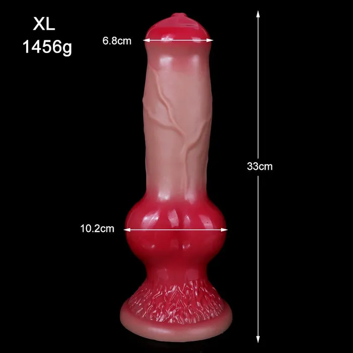 MRIMIN Realistic Gspot Dog Dildo Liquid Silicone Penis Cock Dong with Flared Suction Cup MRIMIN Female Sex Toys MRIMIN Realistic Gspot Dog Dildo Liquid Silicone Penis Cock Dong with Flared Suction Cup MRIMIN Female Sex Toys