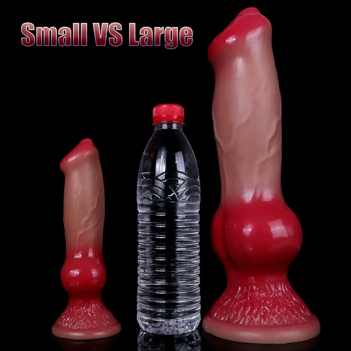 MRIMIN Realistic Gspot Dog Dildo Liquid Silicone Penis Cock Dong with Flared Suction Cup MRIMIN Female Sex Toys MRIMIN Realistic Gspot Dog Dildo Liquid Silicone Penis Cock Dong with Flared Suction Cup MRIMIN Female Sex Toys