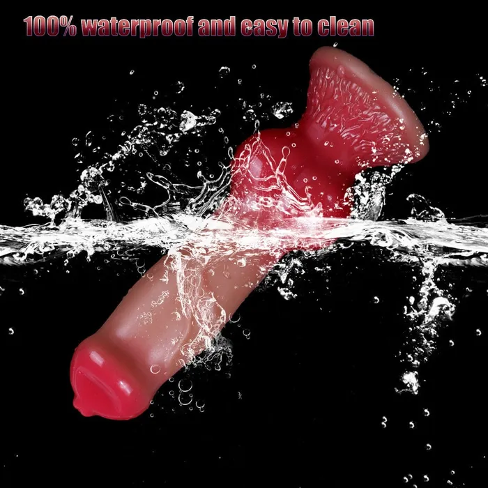 MRIMIN Realistic Gspot Dog Dildo Liquid Silicone Penis Cock Dong with Flared Suction Cup MRIMIN Female Sex Toys MRIMIN Realistic Gspot Dog Dildo Liquid Silicone Penis Cock Dong with Flared Suction Cup MRIMIN Female Sex Toys