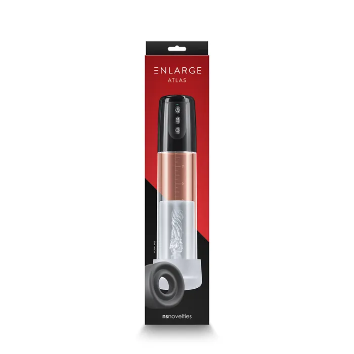 NS Novelties Male Sex Toys Enlarge Atlas Penis Pump Black