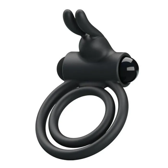 Osmond Vibrating Rabbit Double Penis Ring Pretty Love Pretty Love Vibrators