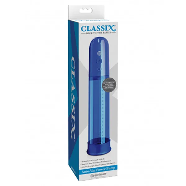 Pipedream Male Sex Toys Classix AutoVac Power Pump Powered Penis Pump