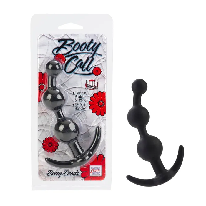 Anal California Exotic Novelties Booty Call Booty Beads Black