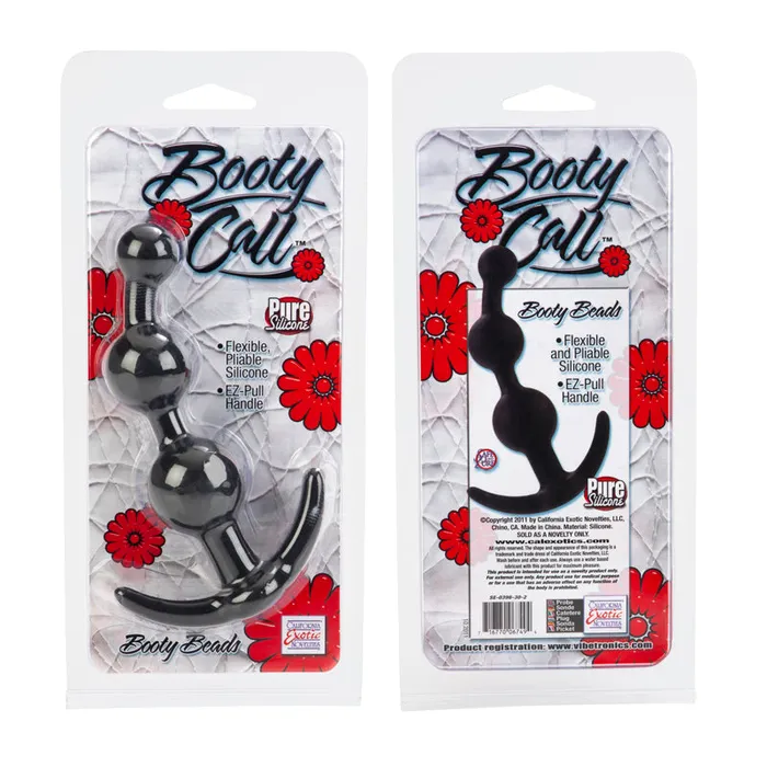 Anal California Exotic Novelties Booty Call Booty Beads Black