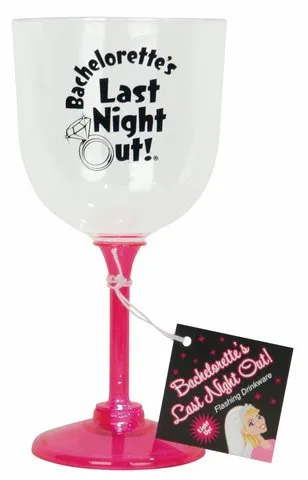 Bachelorette Flashing Wine Goblet Georges Funfactory Vibrators