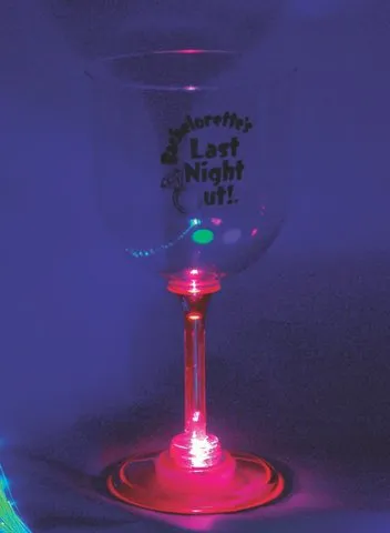 Bachelorette Flashing Wine Goblet Georges Funfactory Vibrators