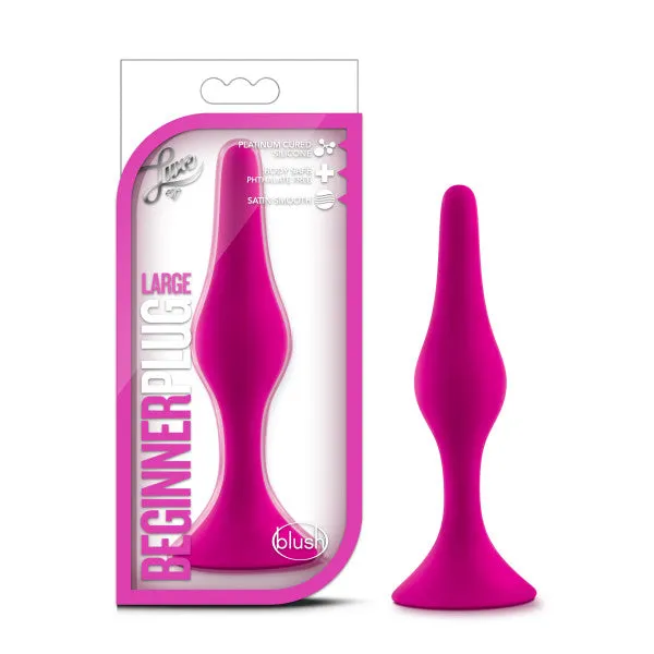 Blush Novelties Anal Luxe Beginner Plug Large Pink